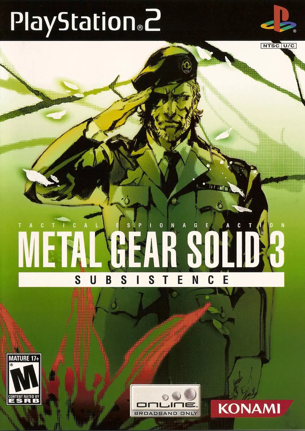Jeux PS2 - Metal Gear Solid 3: Subsistence