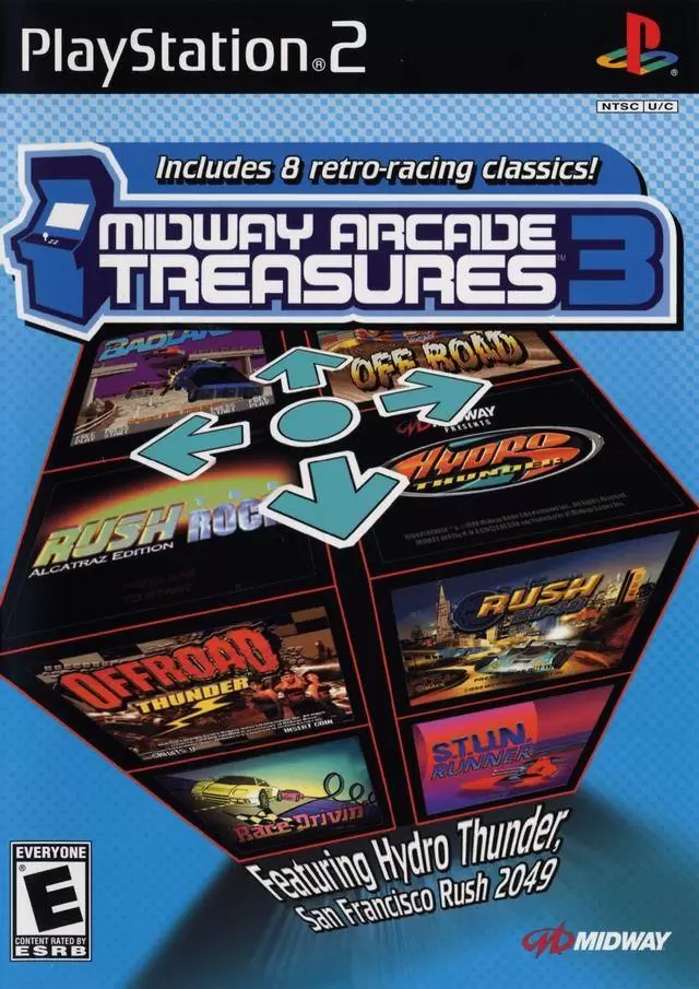 PS2 Games - Midway Arcade Treasures 3