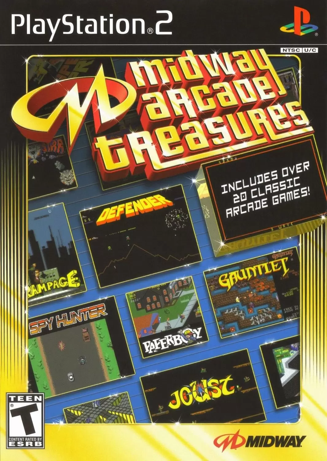 Jeux PS2 - Midway Arcade Treasures