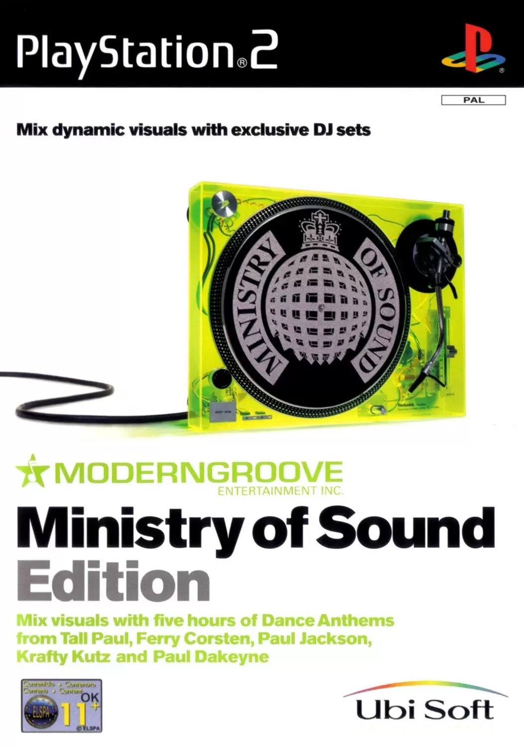 PS2 Games - Moderngroove: Ministry of Sound Edition