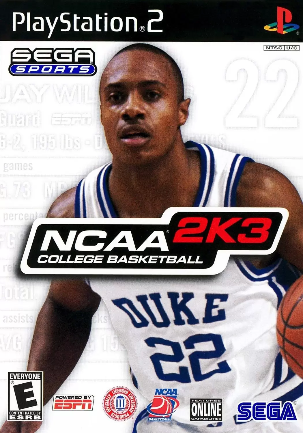 Jeux PS2 - NCAA College Basketball 2K3