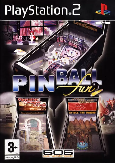 Jeux PS2 - Pinball Fun