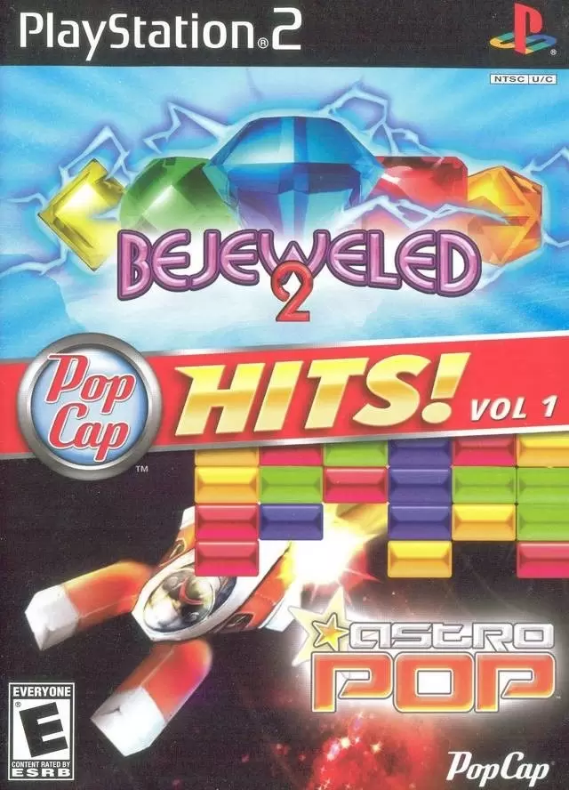 PS2 Games - PopCap Hits! Vol. 1 (Bejeweled 2 / Astro Pop)