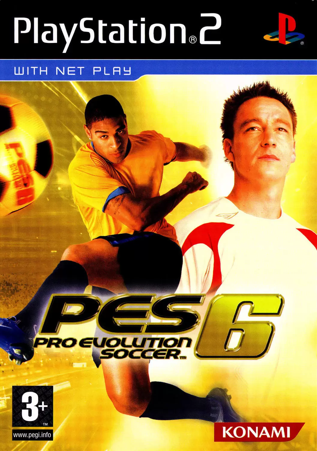 PS2 Games - PES 6 : Pro Evolution Soccer 6