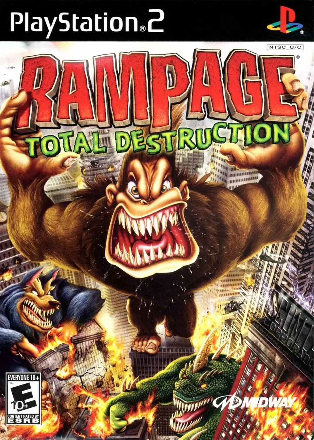 Jeux PS2 - Rampage: Total Destruction