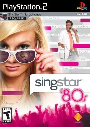 PS2 Games - SingStar \'80s