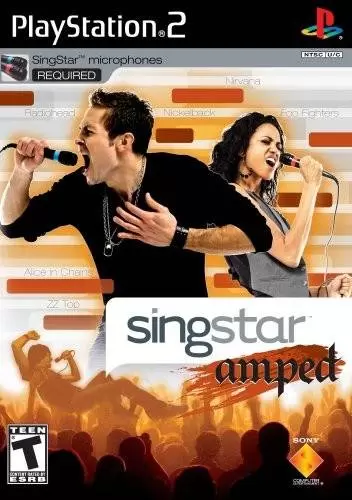 PS2 Games - Singstar Amped