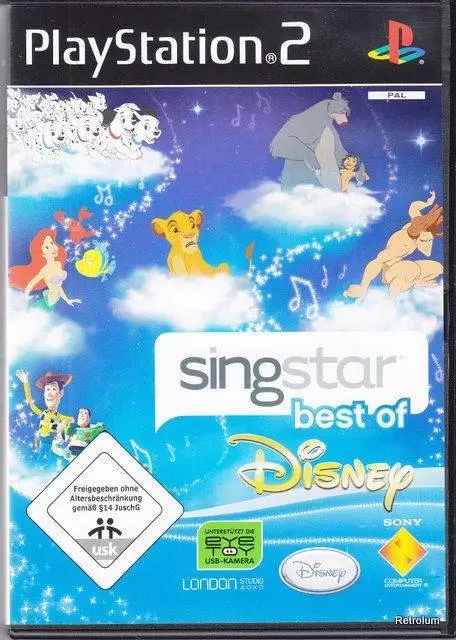 PS2 Games - Singstar Best of Disney