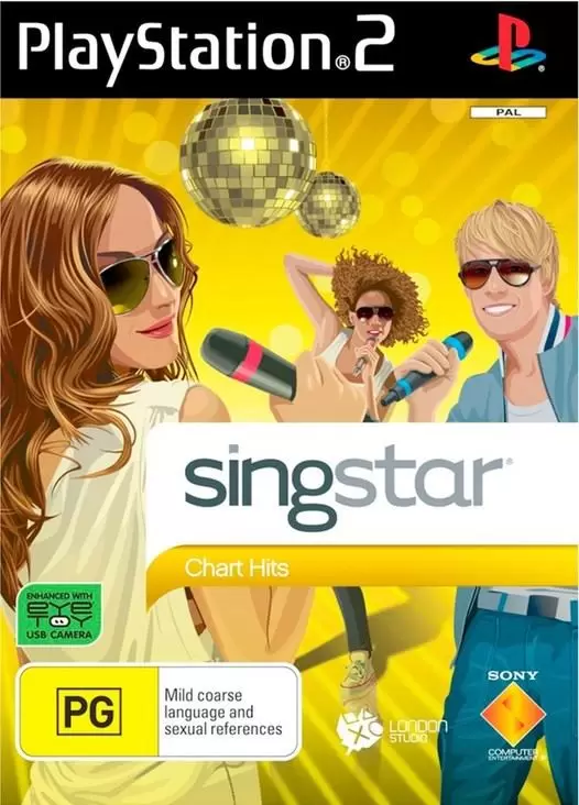 PS2 Games - SingStar Chart Hits