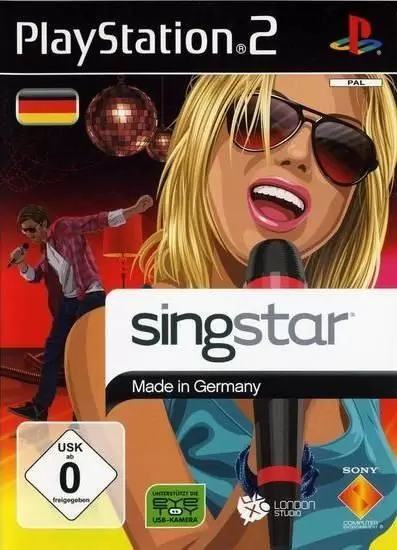 PS2 Games - Singstar Made in Germany