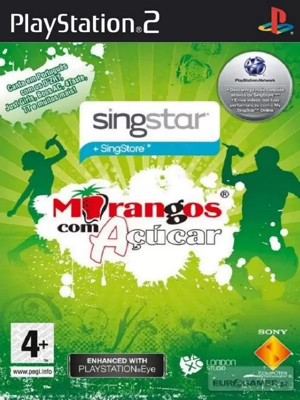 PS2 Games - SingStar: Morangos com Acucar