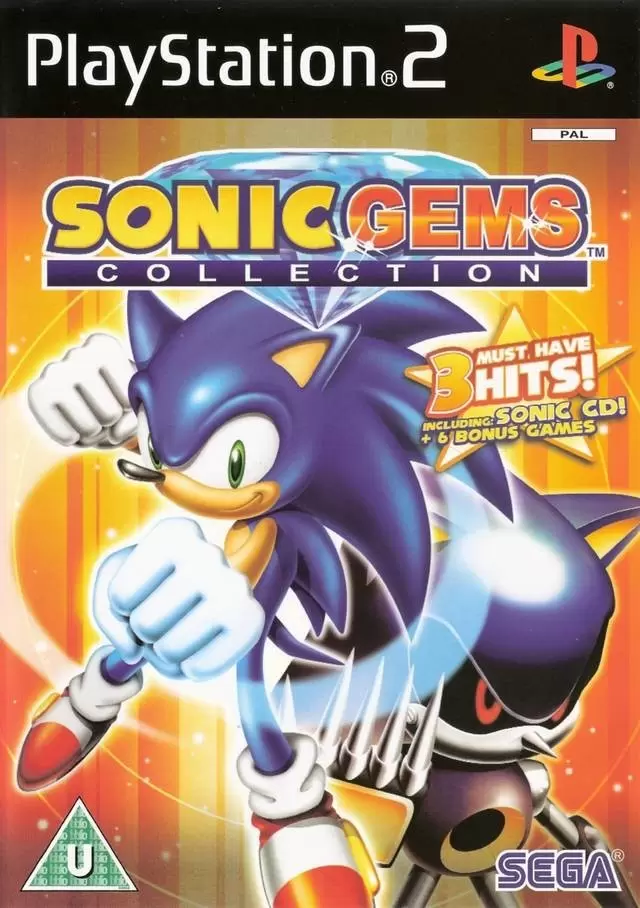PS2 Games - Sonic Gems Collection