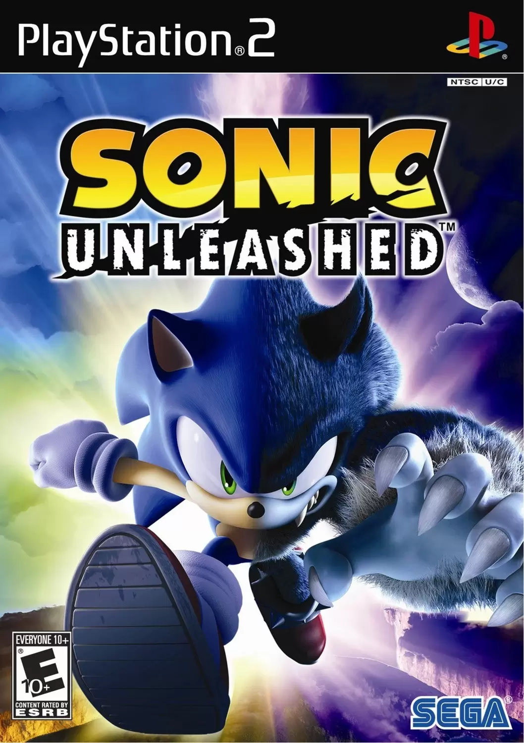 Jeux PS2 - Sonic Unleashed