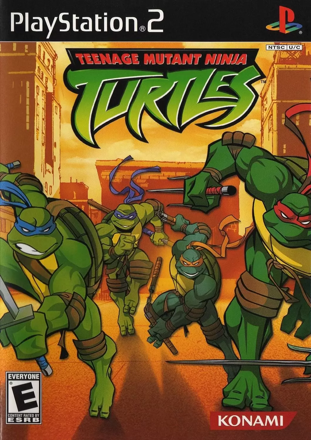 Jeux PS2 - Teenage Mutant Ninja Turtles