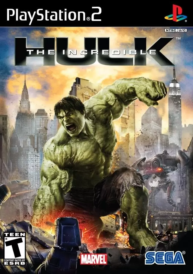 Jeux PS2 - The Incredible Hulk