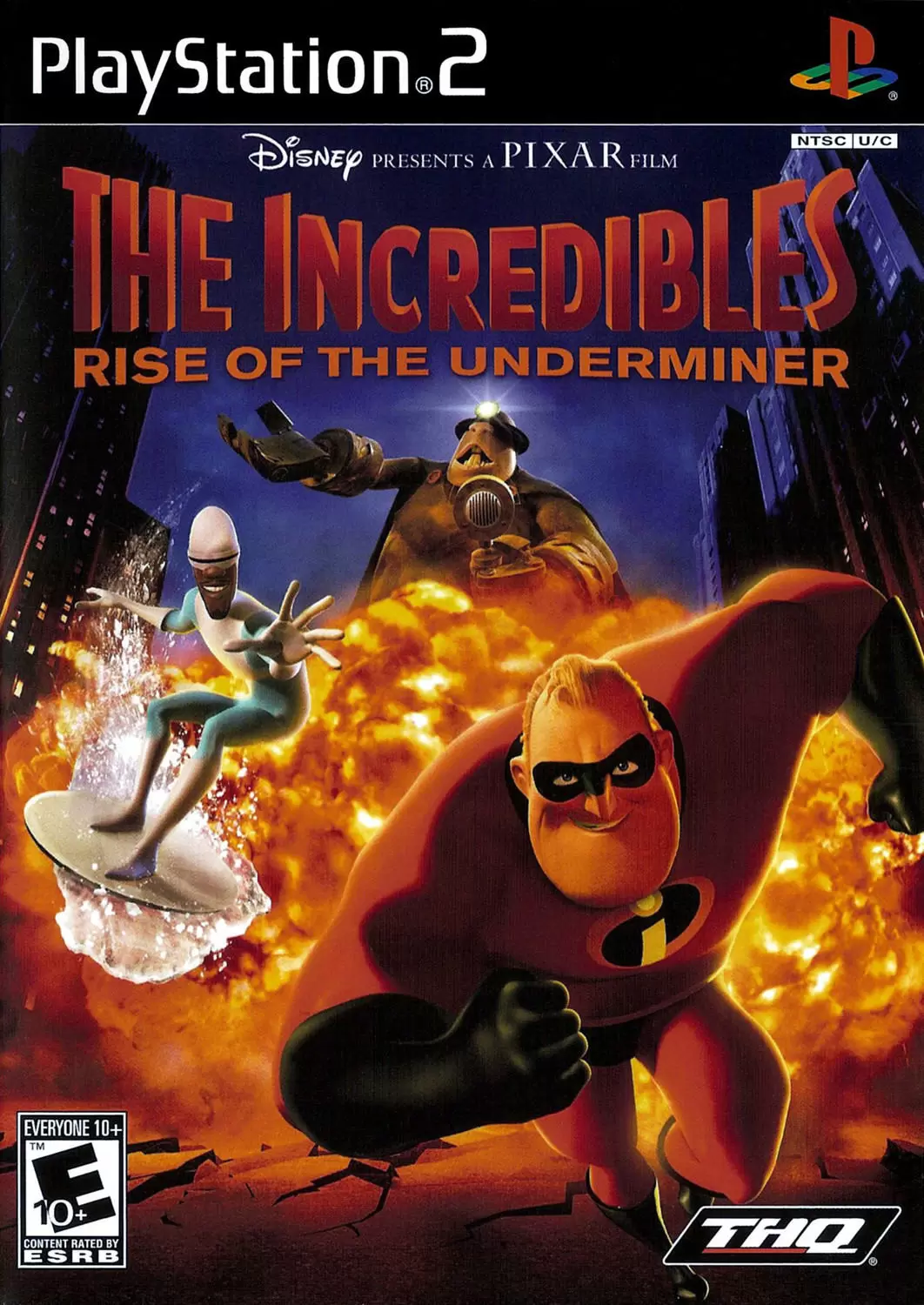 PS2 Games - The Incredibles: Rise of the Underminer
