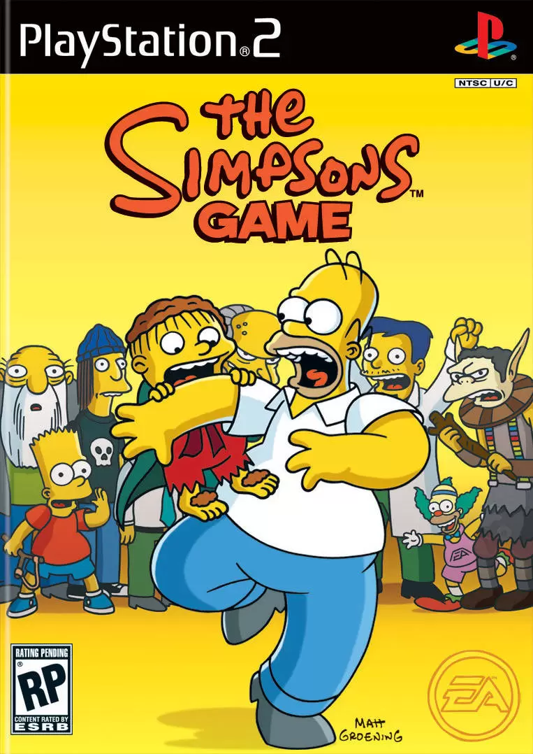 Jeux PS2 - The Simpsons Game