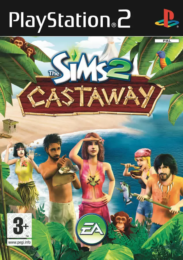PS2 Games - The Sims 2: Castaway