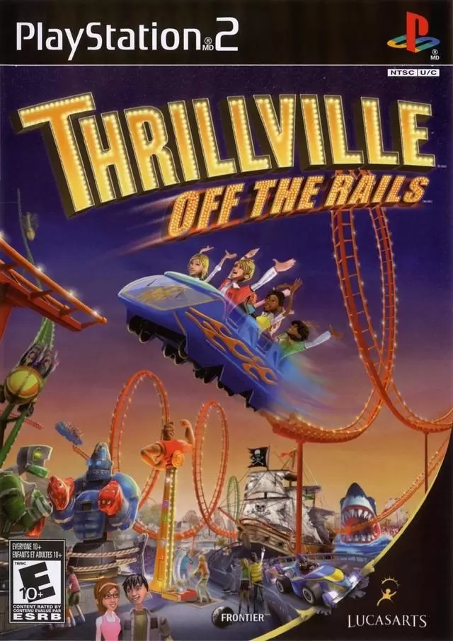 PS2 Games - Thrillville: Off the Rails