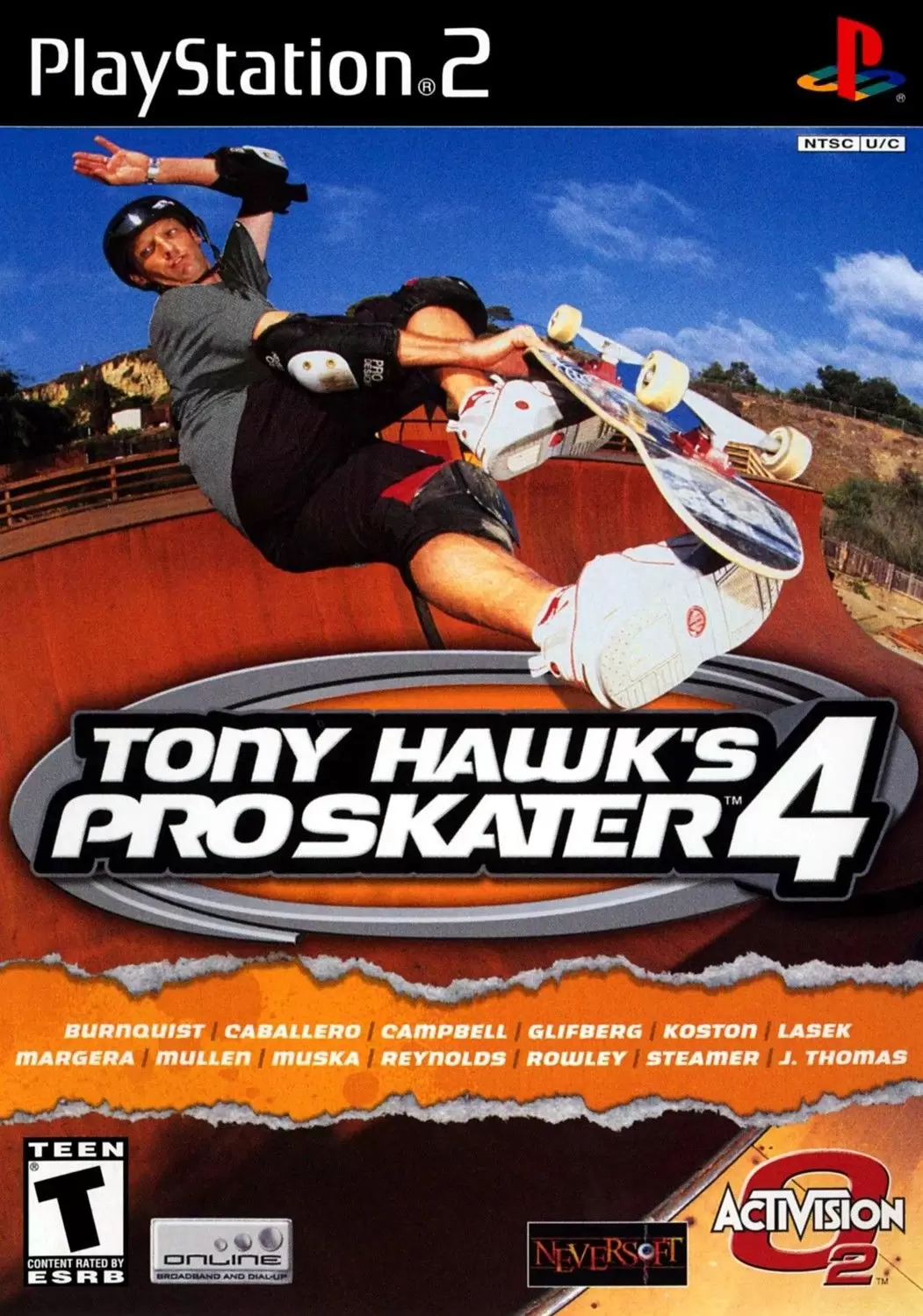 PS2 Games - Tony Hawk\'s Pro Skater 4