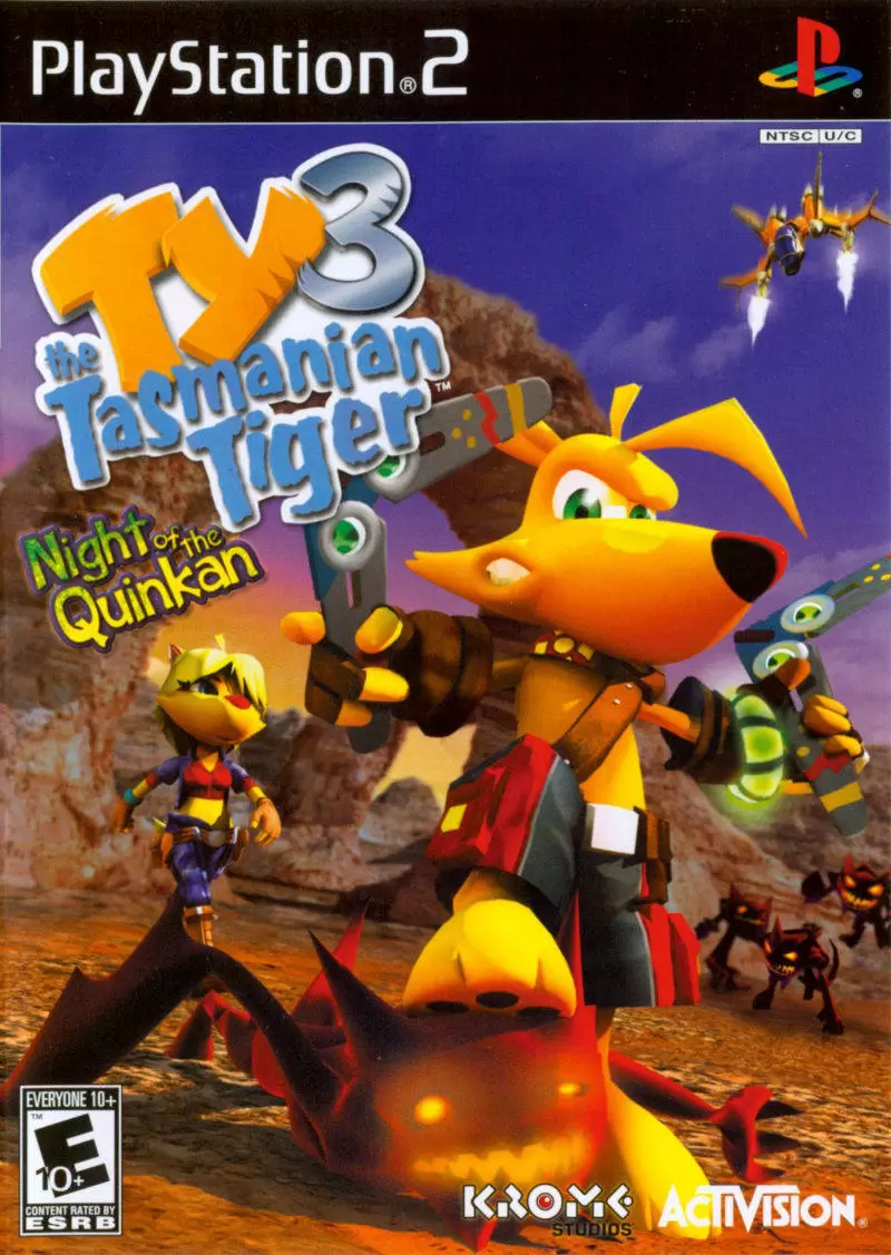 PS2 Games - Ty the Tasmanian Tiger 3: Night of the Quinkan