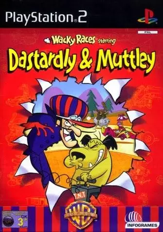 Jeux PS2 - Wacky Races Starring Dastardly & Muttley