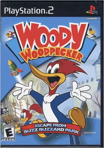 PS2 Games - Woody Woodpecker: Escape from Buzz Buzzard Park