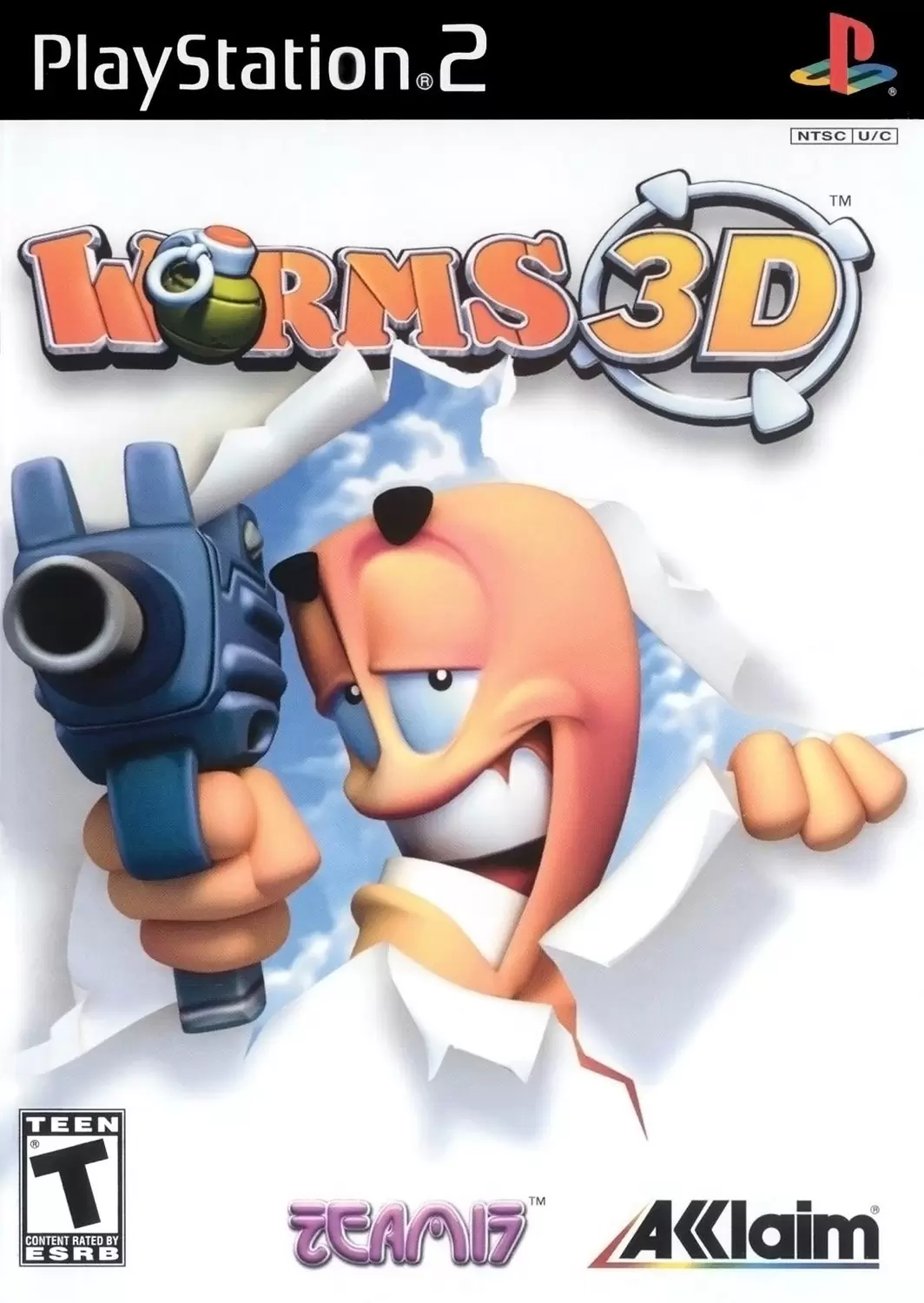 PS2 Games - Worms 3D