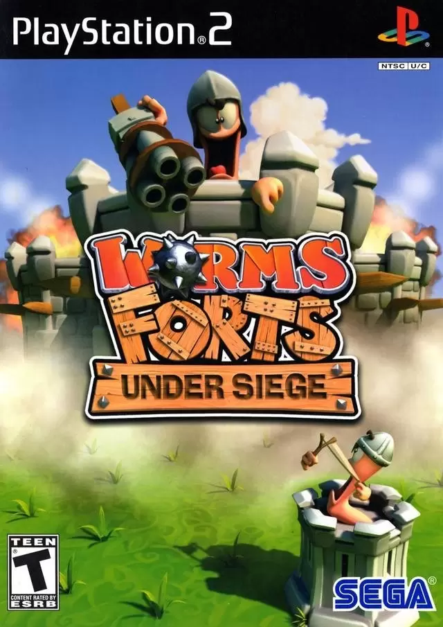 PS2 Games - Worms: Forts Under Siege