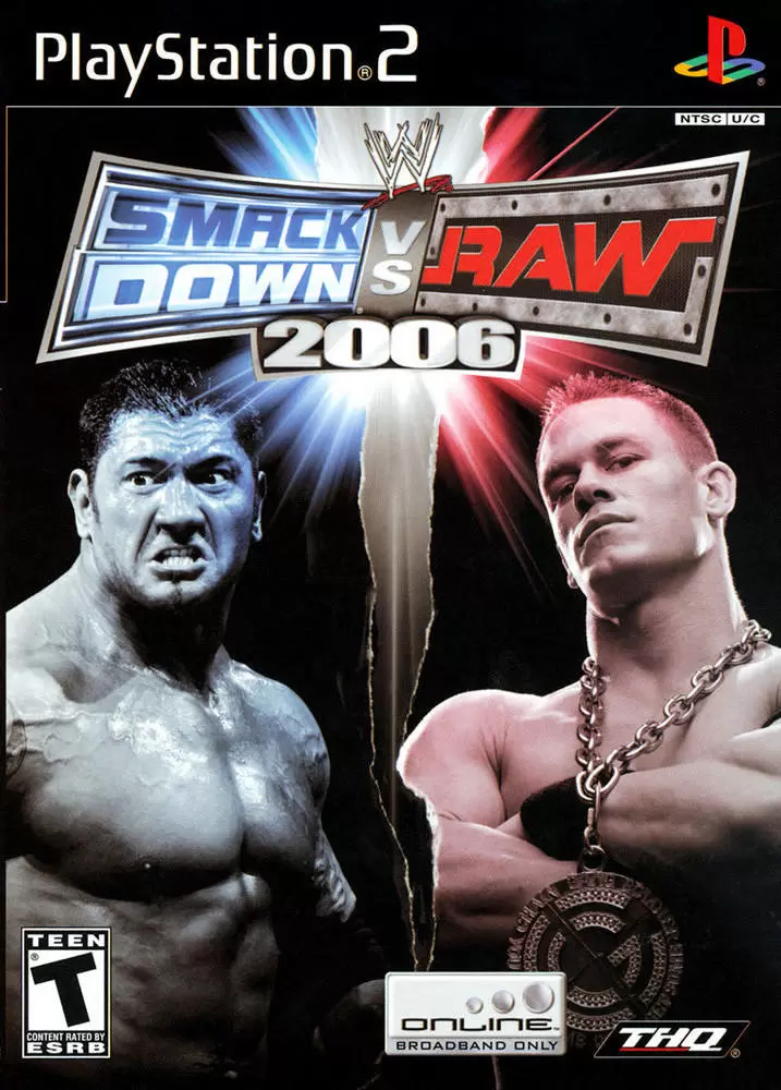 Jeux PS2 - WWE Smackdown vs. Raw 2006