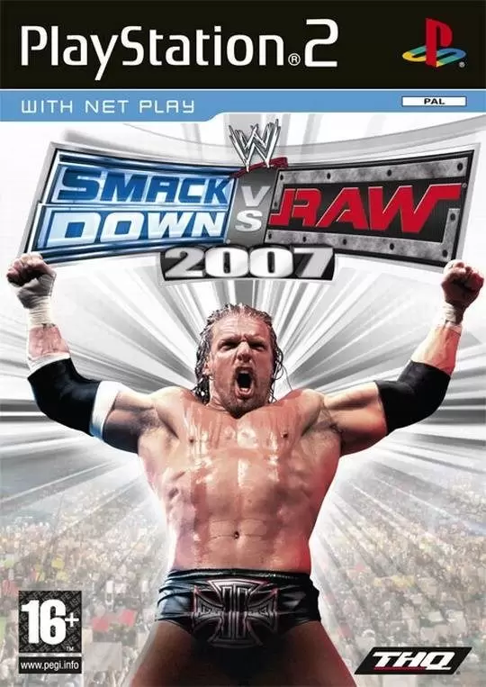 PS2 Games - WWE Smackdown Vs Raw 2007