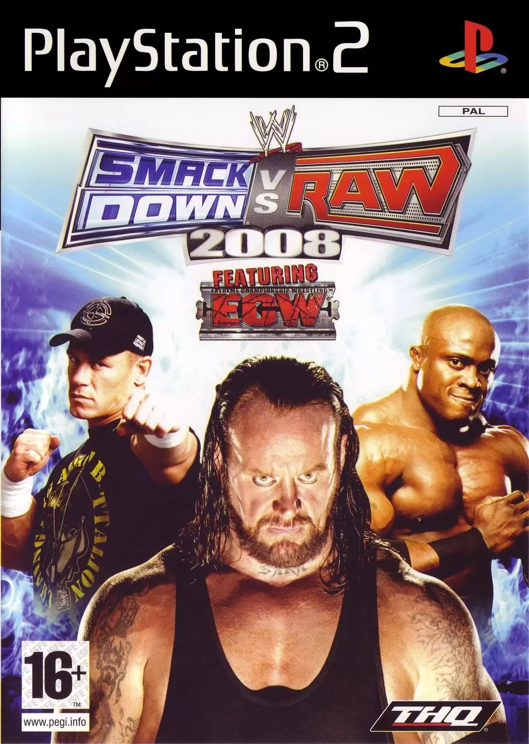 PS2 Games - WWE SmackDown vs. Raw 2008