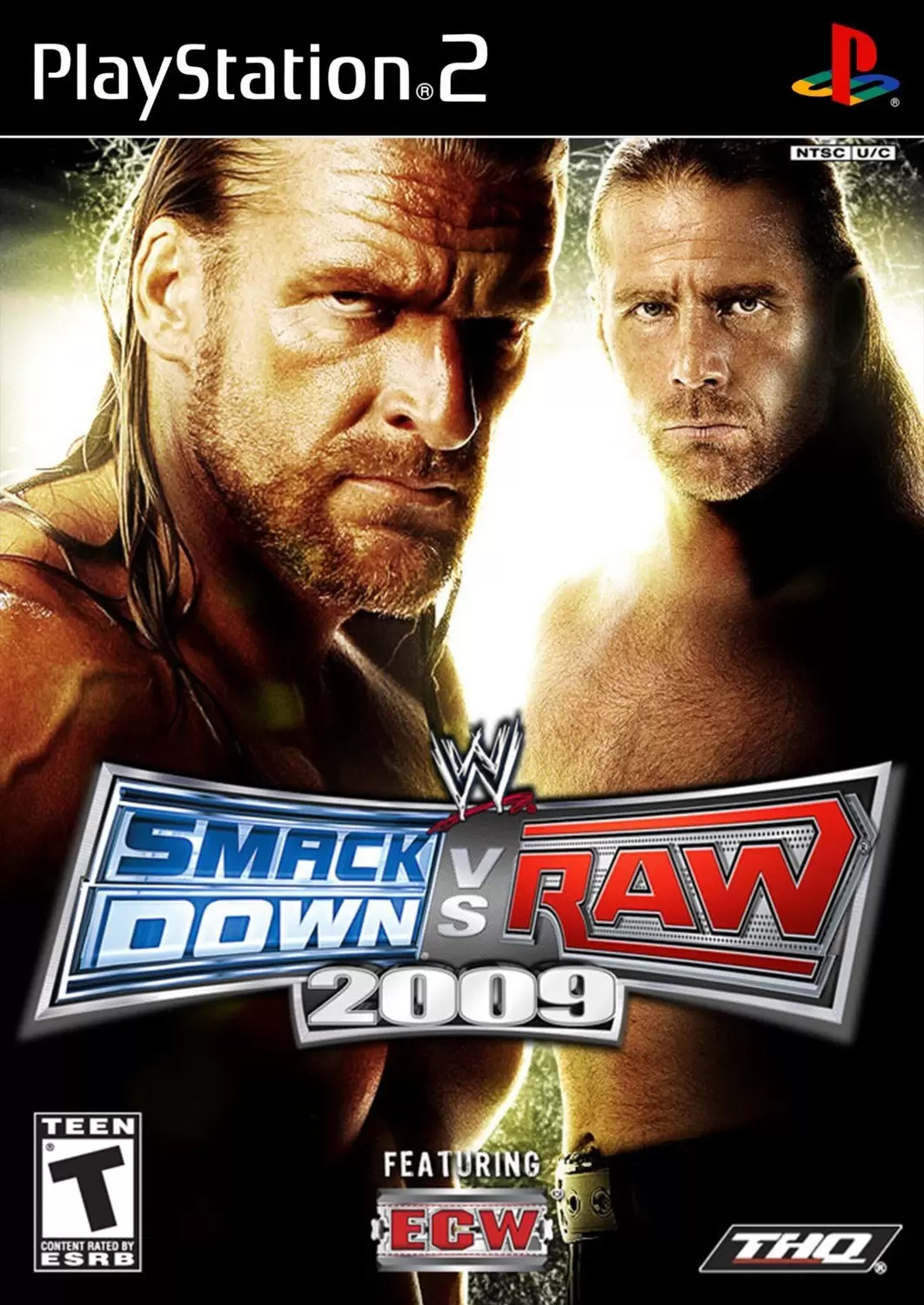 PS2 Games - WWE SmackDown vs. Raw 2009
