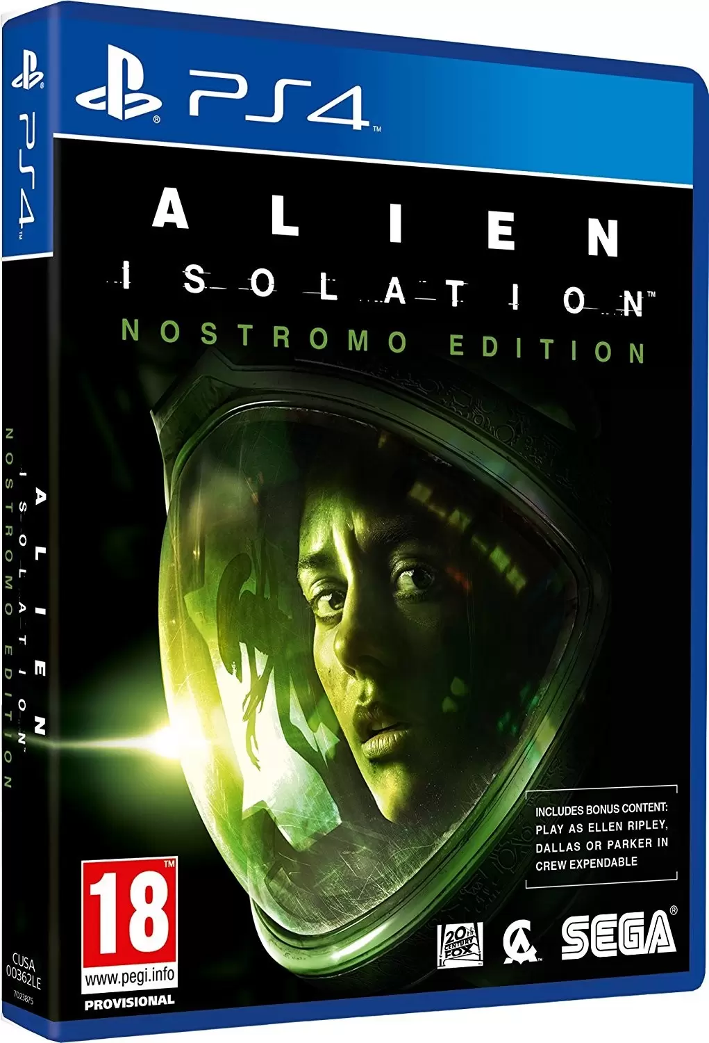 Jeux PS4 - Alien: Isolation - Nostromo Edition