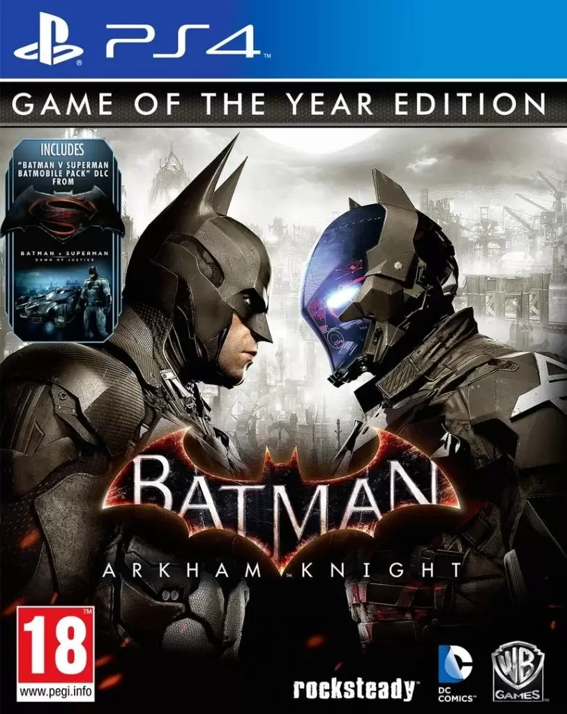 Jeux PS4 - Batman: Arkham Knight Game of the Year Edition