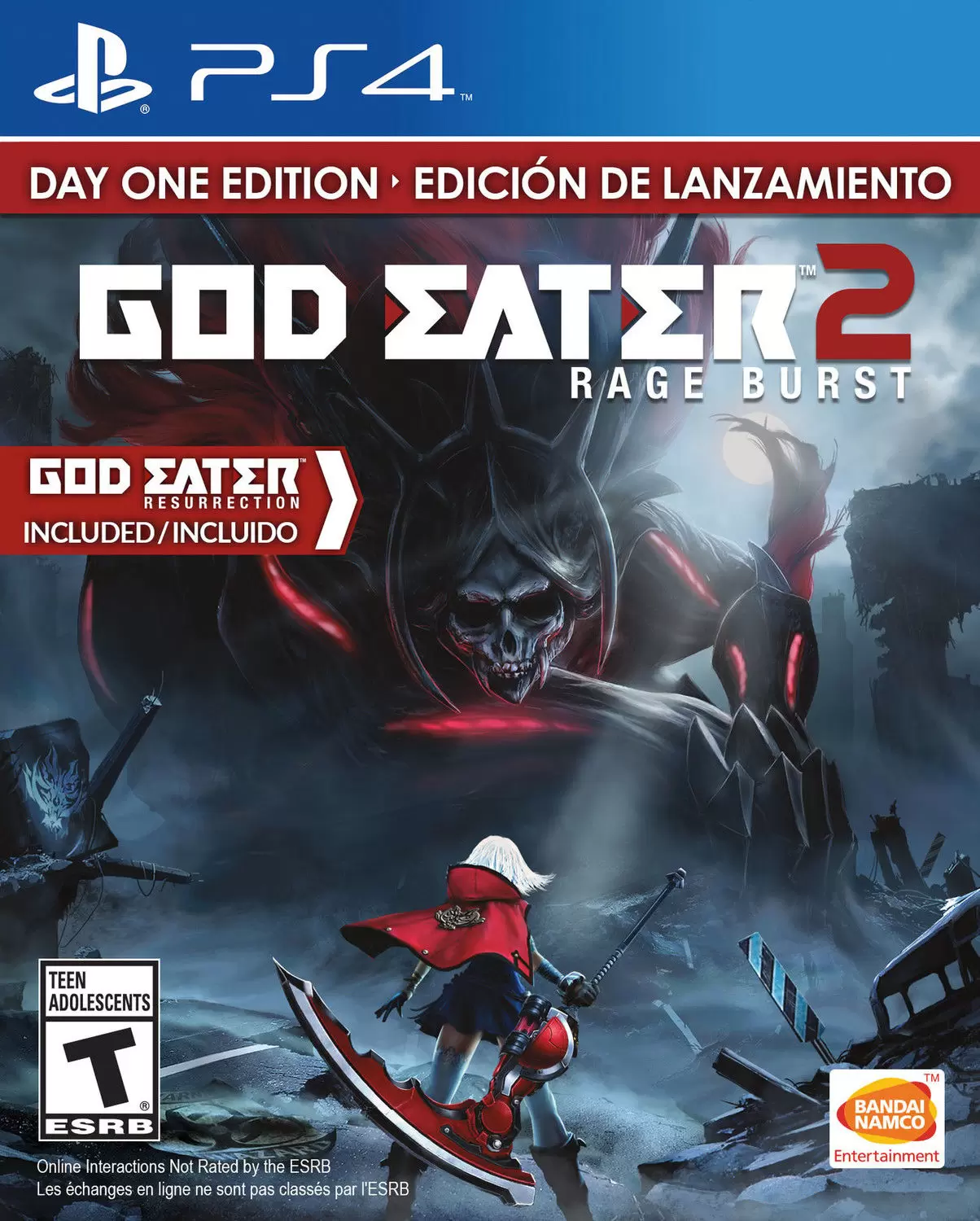 Jeux PS4 - God Eater 2 Rage Burst Day One Edition