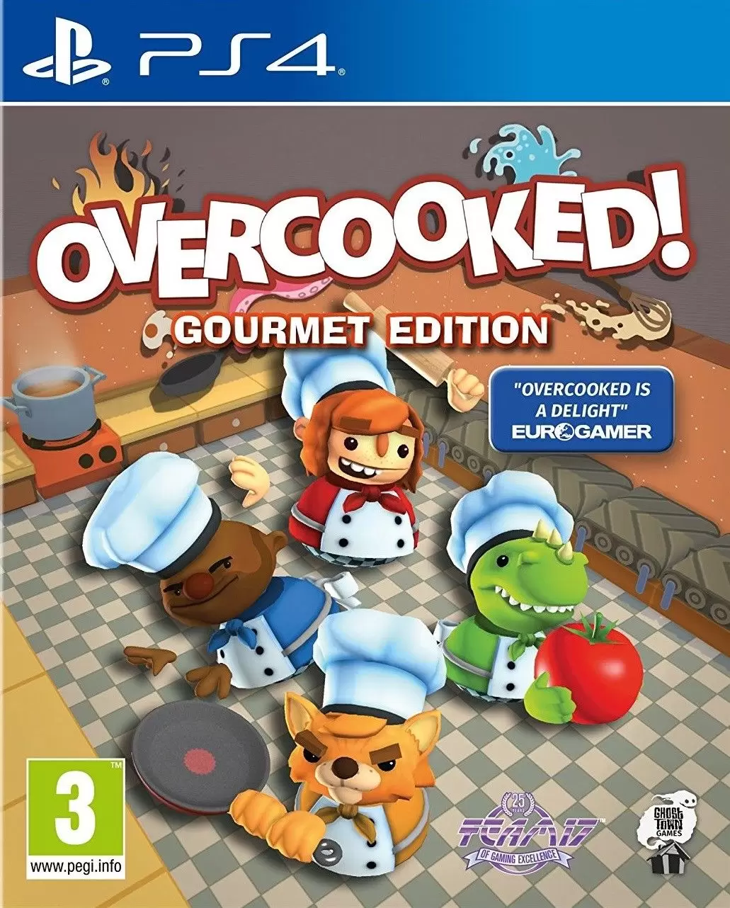 Jeux PS4 - Overcooked: Gourmet Edition