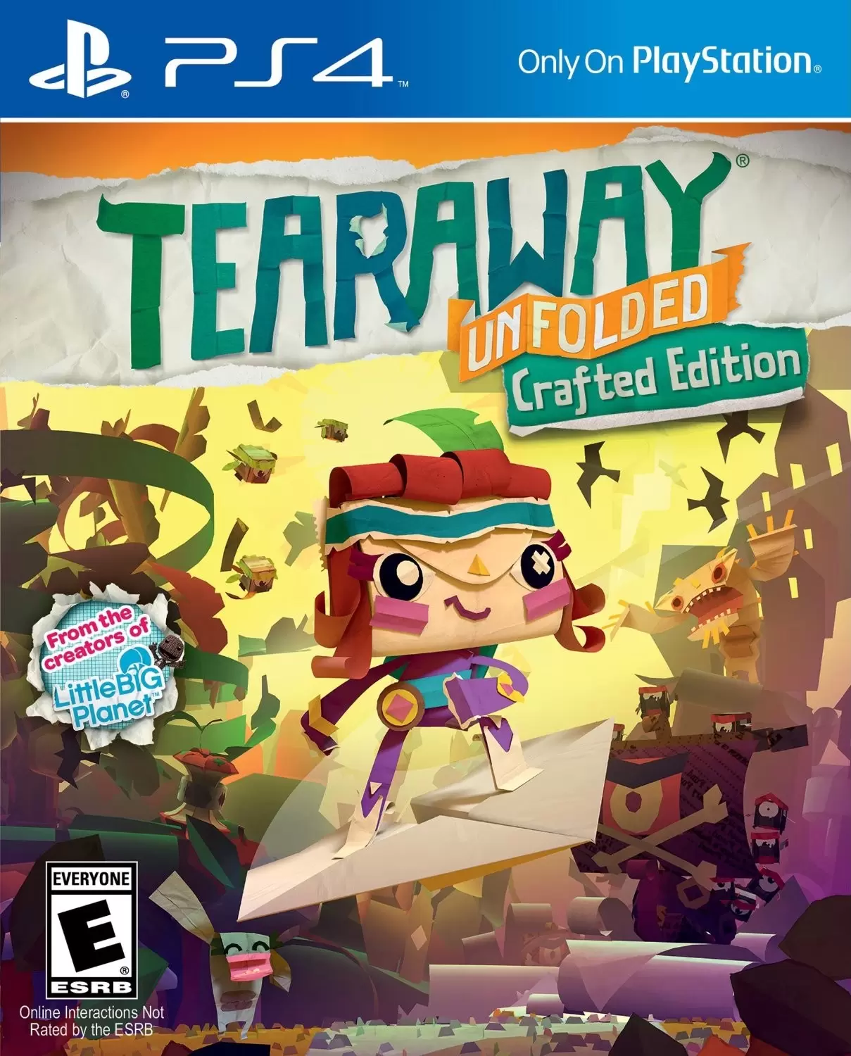 Jeux PS4 - Tearaway Unfolded Crafted Edition