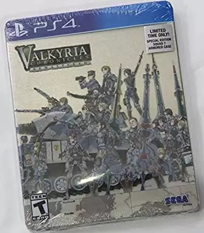 Jeux PS4 - Valkyria Chronicles Remastered Steelbook Edition