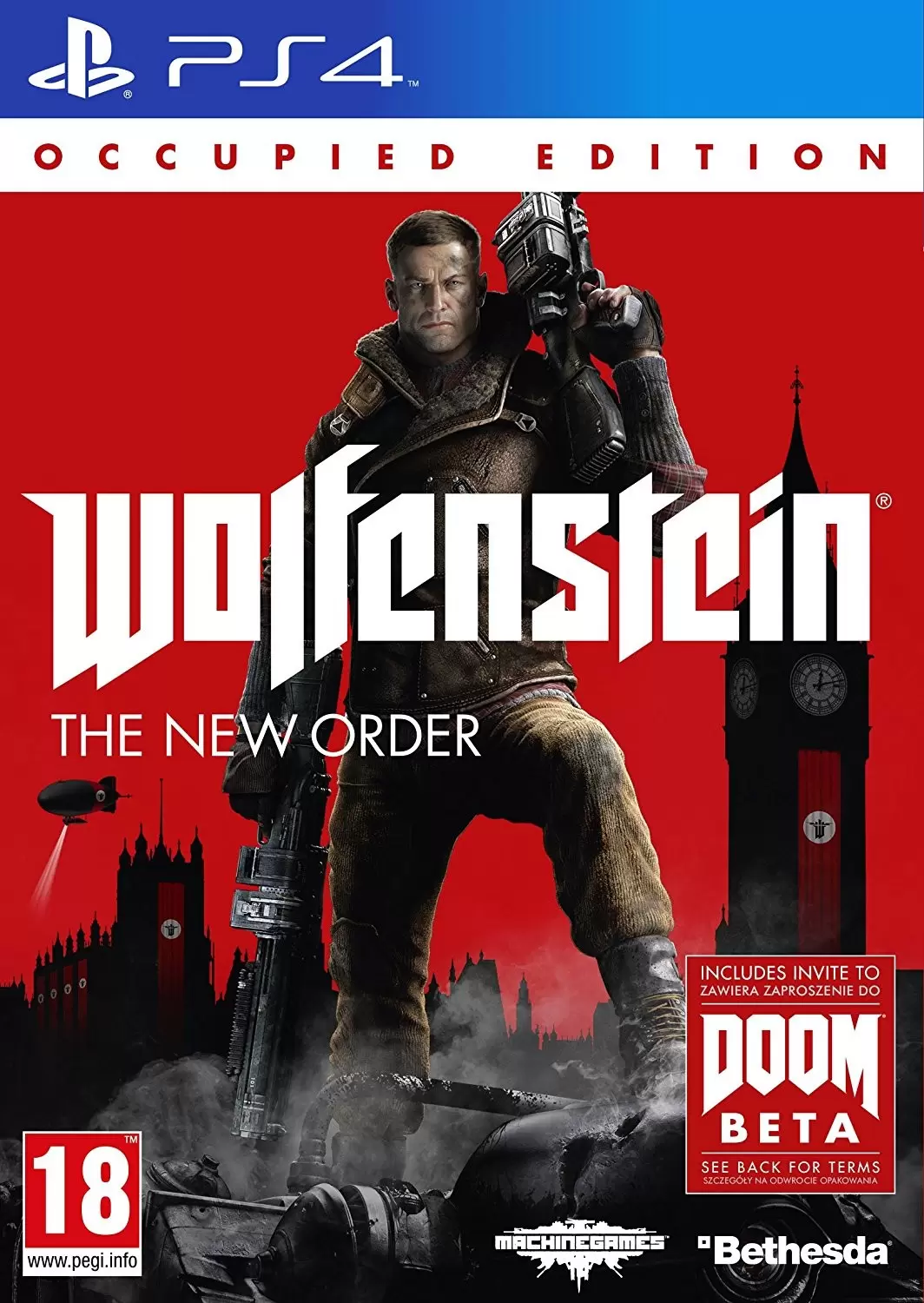 Jeux PS4 - Wolfenstein The New Order - Occupied Edition