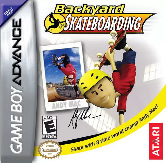 Game Boy Advance Games (GBA) - Backyard Skateboarding