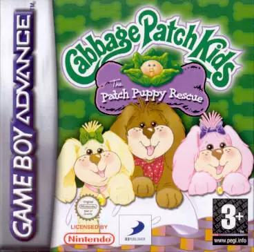 Jeux Game Boy Advance (GBA) - Cabbage Patch Kids: The Patch Puppy Rescue