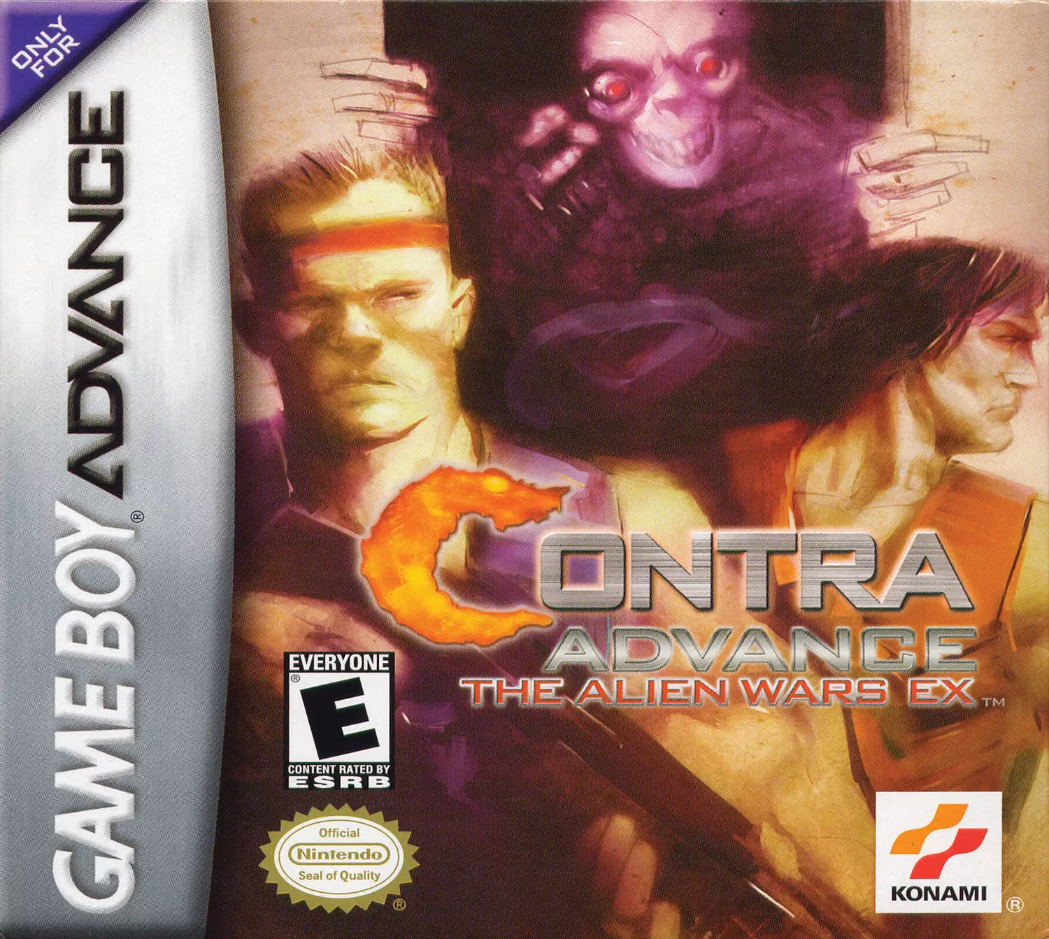 Jeux Game Boy Advance - Contra Advance: The Alien Wars EX