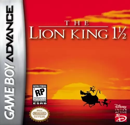 Jeux Game Boy Advance - Disney\'s The Lion King 1 1/2