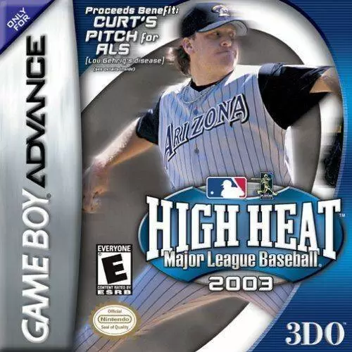 Jeux Game Boy Advance - High Heat Major League Baseball 2003