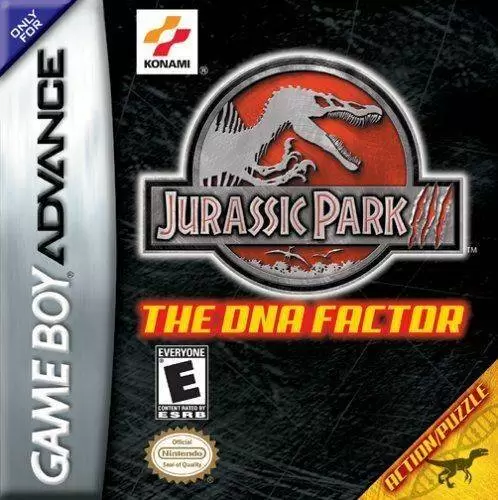 Jeux Game Boy Advance - Jurassic Park III: The DNA Factor