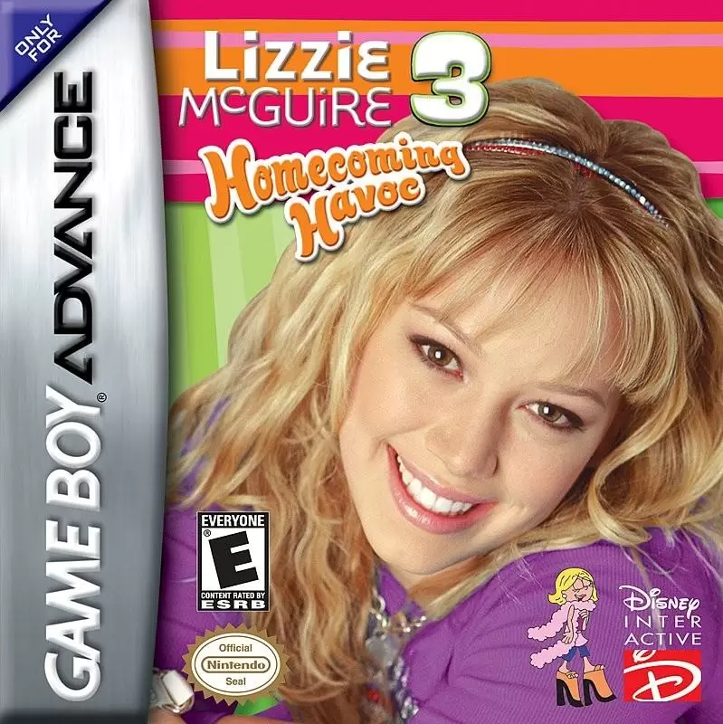 Jeux Game Boy Advance - Lizzie McGuire 3: Homecoming Havoc