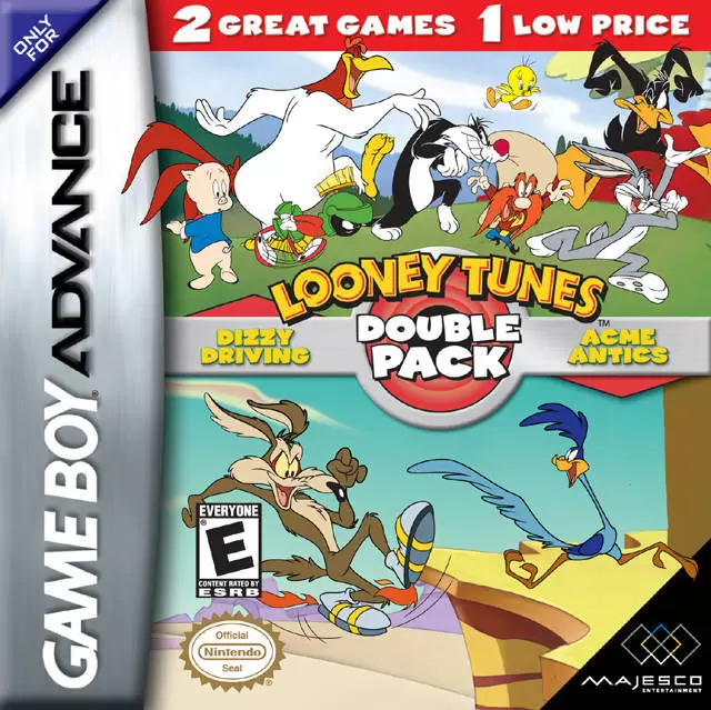 Jeux Game Boy Advance - Looney Tunes: Double Pack - Dizzy Driving / Acme Antics