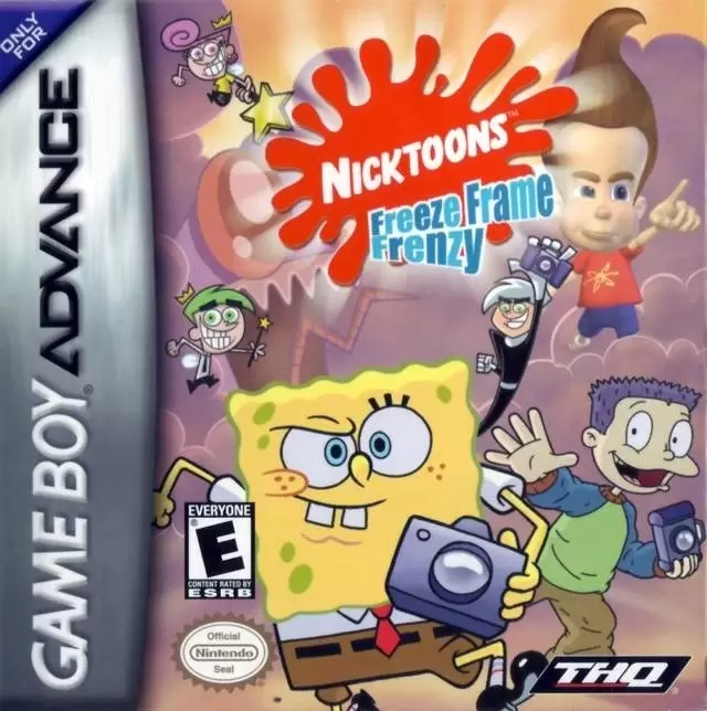Jeux Game Boy Advance - Nicktoons: Freeze Frame Frenzy