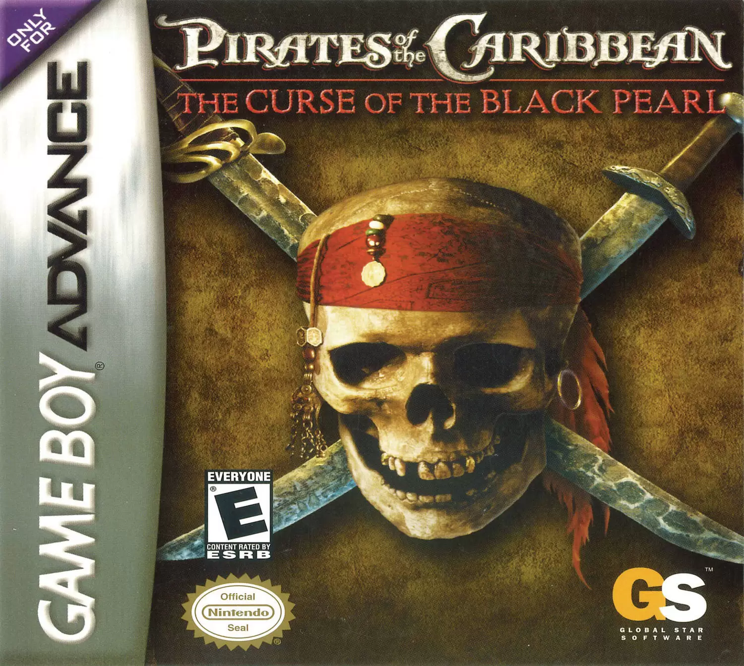 Jeux Game Boy Advance - Pirates of the Caribbean: The Curse of the Black Pearl